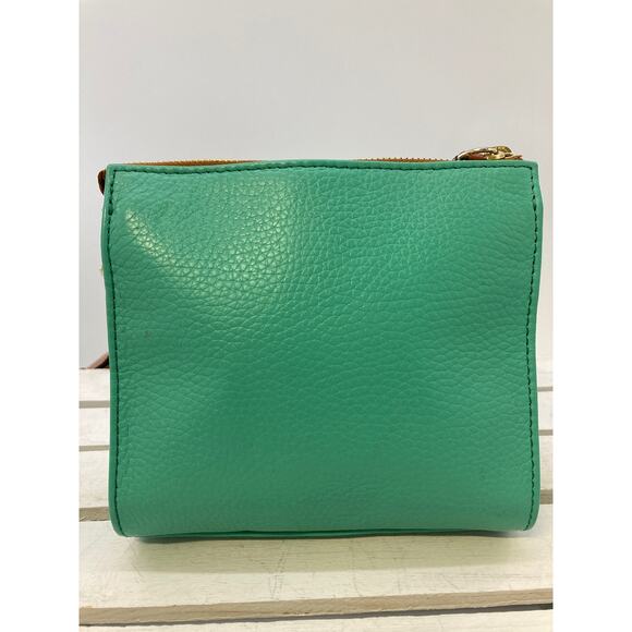 DOONEY & BOURKE SMALL MINT PEBBLED LEATHER CROSSBODY BAG - Picture 4 of 16